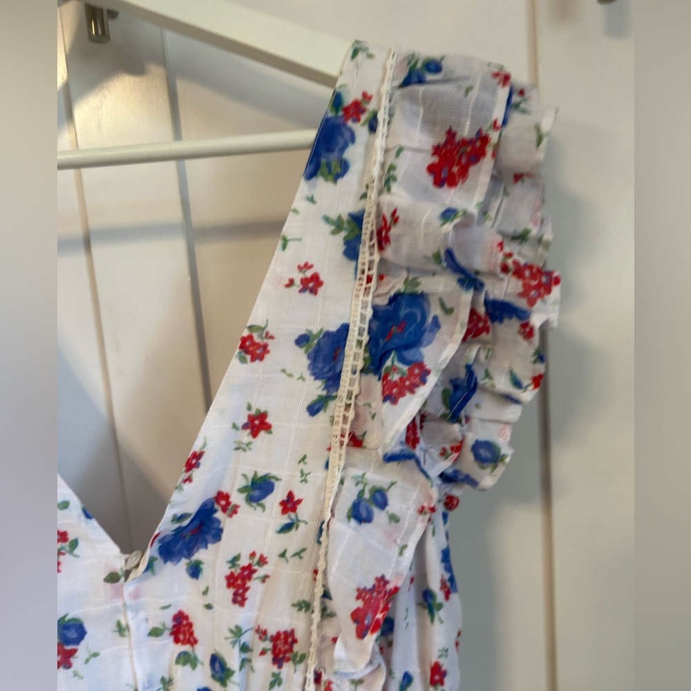 LoveShackFancy Bennett cotton floral ruffle mini dress - Picture 8 of 12
